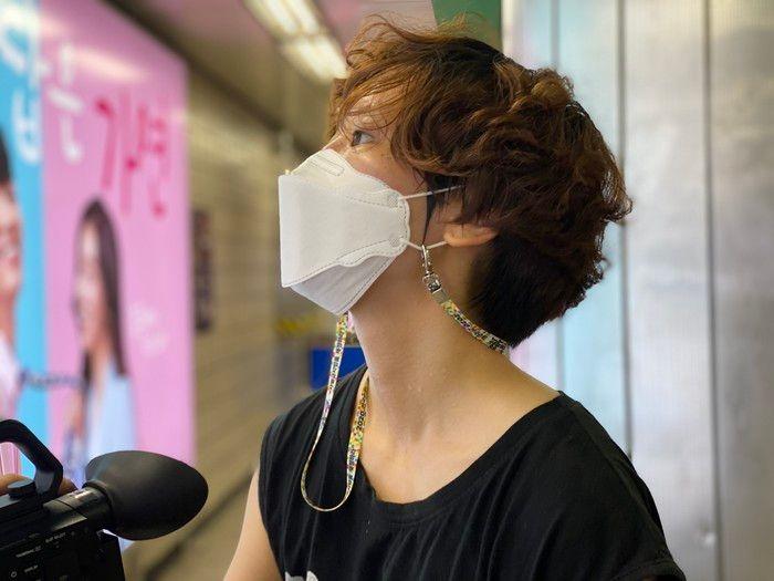 서울국제프라이드영화제 웹사이트에 게시된 인터뷰이의 사진
