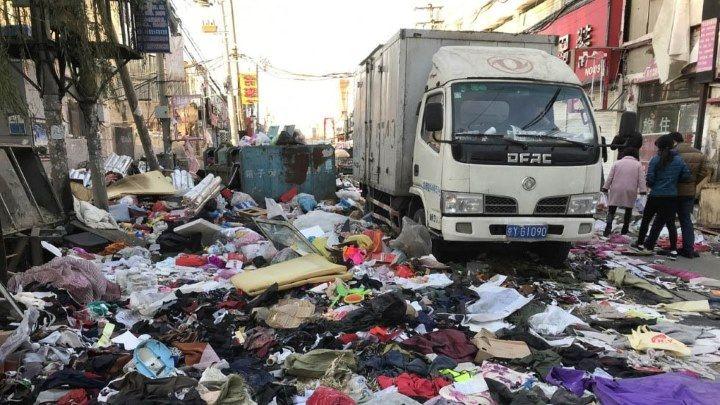 강제 철거 조치가 이뤄지고 있는 주거지역 ⓒ사우스차이나모닝포스트