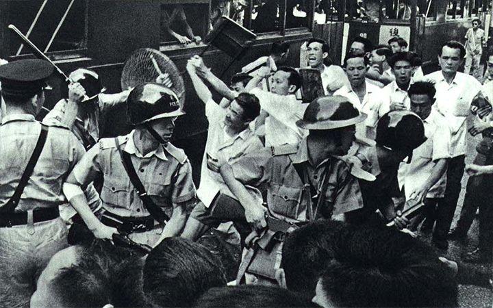 1967년 홍콩 파업의 시작이 된 반영 저항